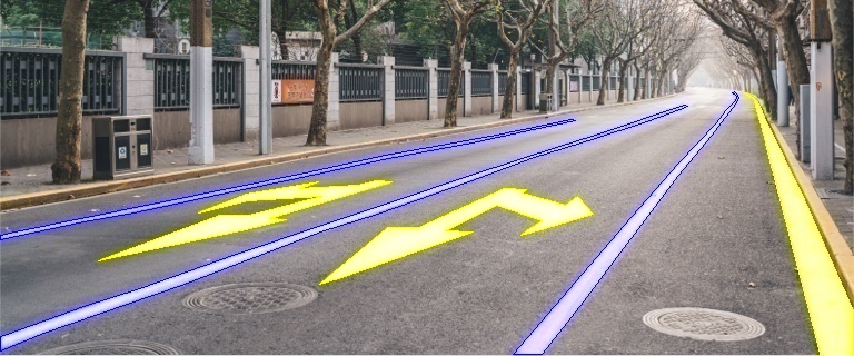 車線アノテーション